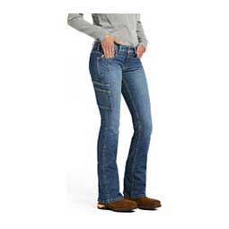 Rebar Mid-Rise Raven Boot Cut Womens Jeans  Ariat